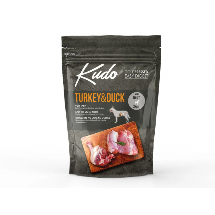 *Kudo Indyk&Kaczka Mini Adult 3kg