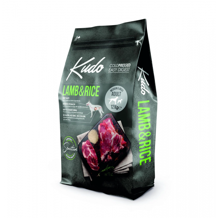 Kudo Jagniecina&Ryz Med/Maxi Adult 12kg