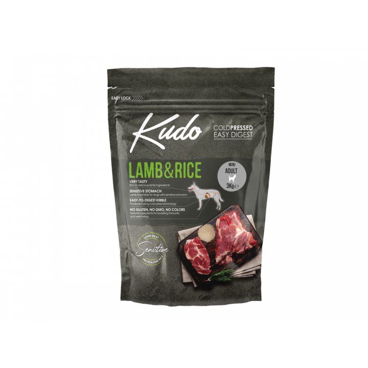 Kudo Jagniecina&Ryz Mini Adult 3kg