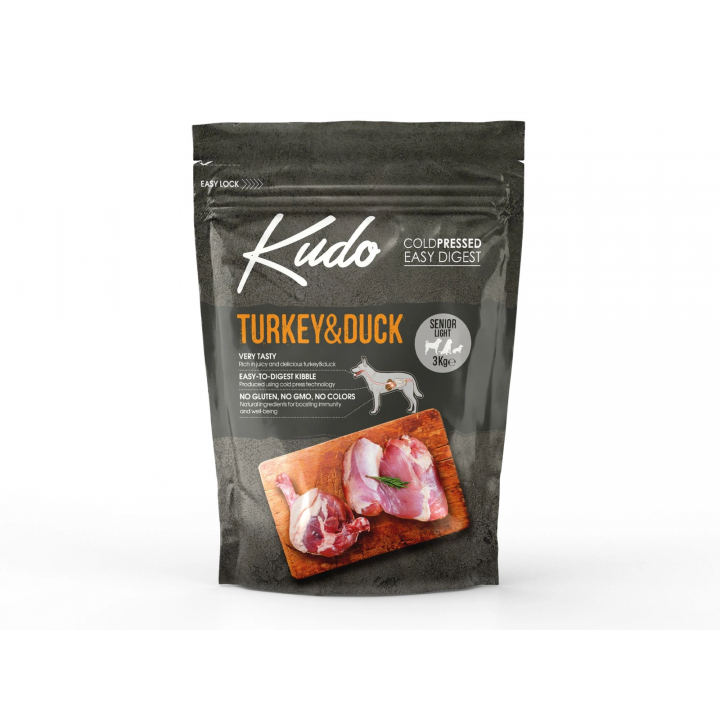 Kudo Indyk&Kaczka Senior/Light 3kg