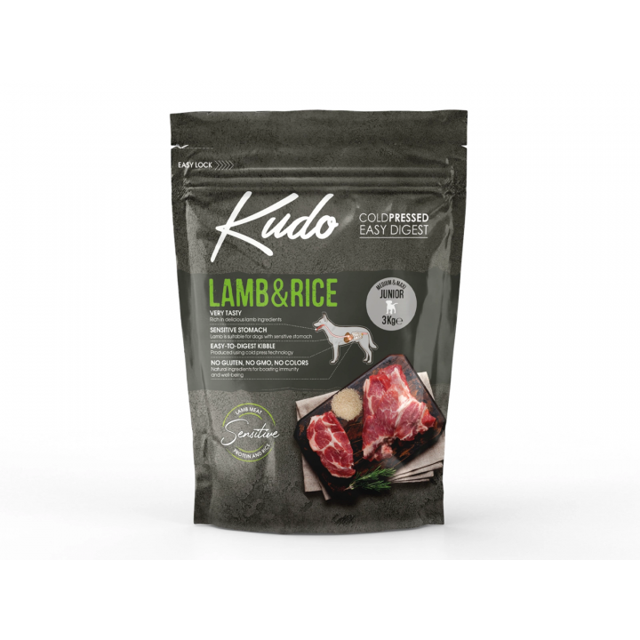 Kudo Jagniecina&Ryz Med/Maxi Junior 3kg